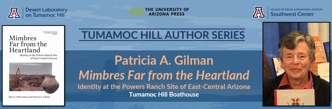 Event banner for Patricia Gilman Author Series 10/08/25